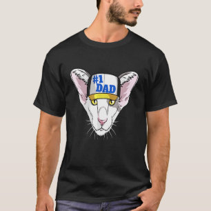 Oriental Shorthair Cat 1 Dad Fathers Day T-Shirt