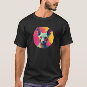 Oriental Shorthair Cat Colourful Art Love Cats Pre T-Shirt