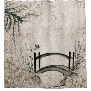 Oriental Shower Curtain