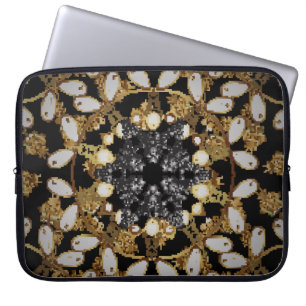Oriental style arabesques. Vintage. Brilliant lace Laptop Sleeve