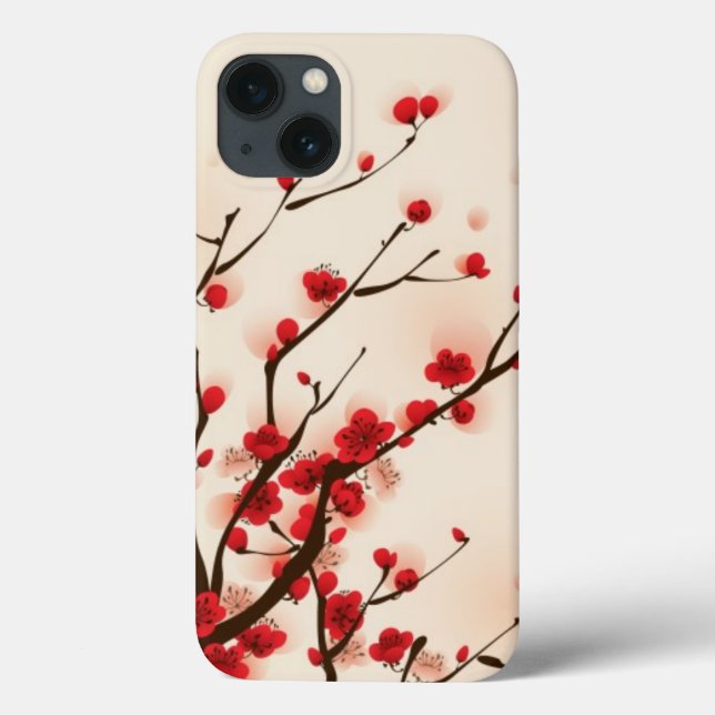 Oriental style painting, plum blossom in spring 2 Case-Mate iPhone case (Back)