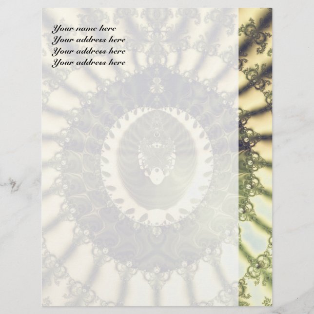 Oriental sun personalised letterhead (Front)