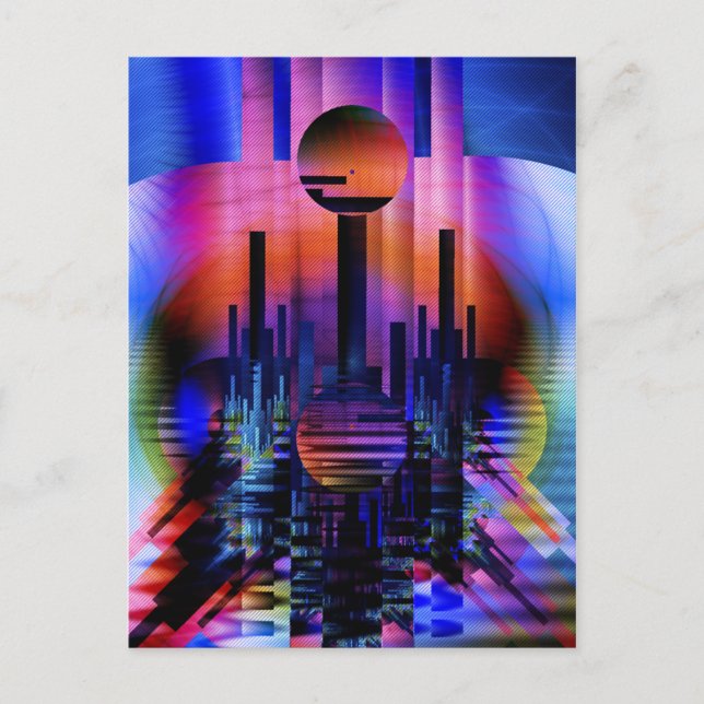 Oriental Sunset Postcard (Front)