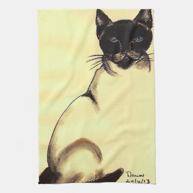 ORIENTAL TEA TOWEL (Vertical)