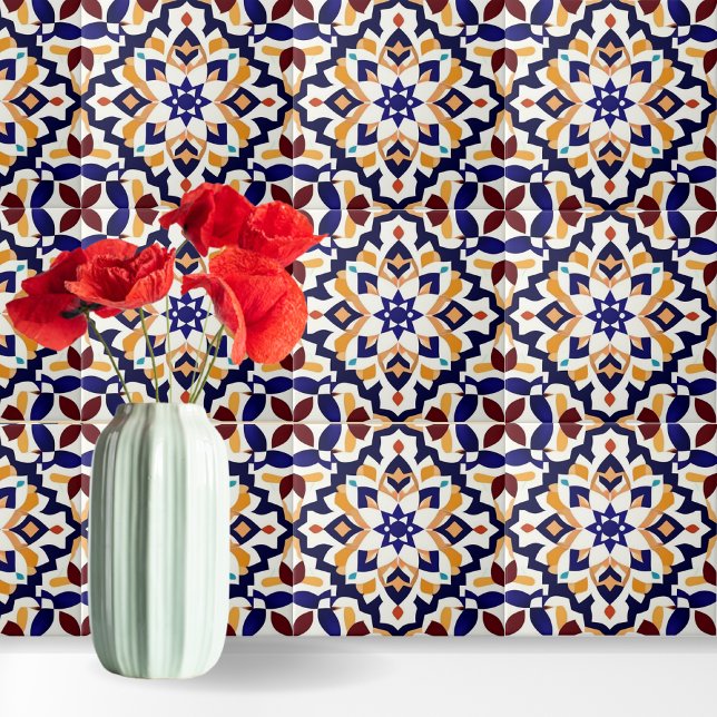 Oriental Traditional Mediterranean Seamless  Ceramic Tile (Creator Uploaded)