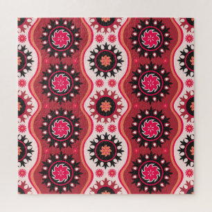 Oriental Traditional: Seamless Ornament Design. Jigsaw Puzzle