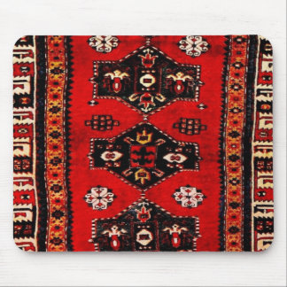 Oriental tribal carpet-pattern mouse pad