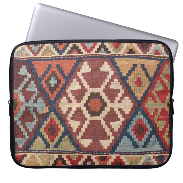 Oriental Turkish Carpet Laptop Sleeve (Front)