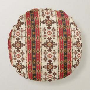 Oriental Turkish Pattern Round Pillow