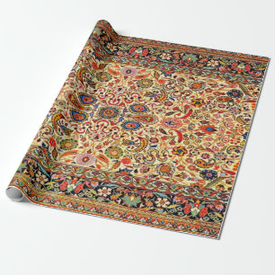 Oriental Turkish Persian Azerbaijan Carpet Wrapping Paper