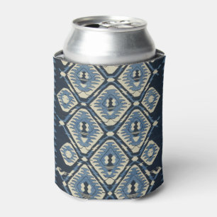 Oriental Turkish Persian Carpet Blue Can Cooler