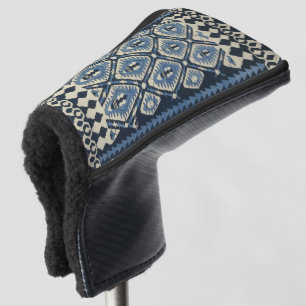 Oriental Turkish Persian Carpet Blue Golf Head Cover