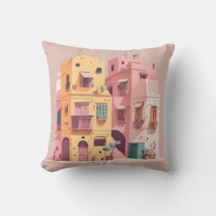 Oriental village cushion