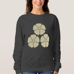 Oriental Vintage Akizuki Clan Japanese Kamon Crest Sweatshirt