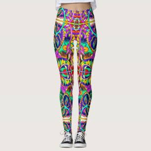 Oriental Watercolor Pattern III + your ideas Leggings