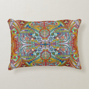 Oriental Watercolor Pattern IV + your ideas Decorative Cushion