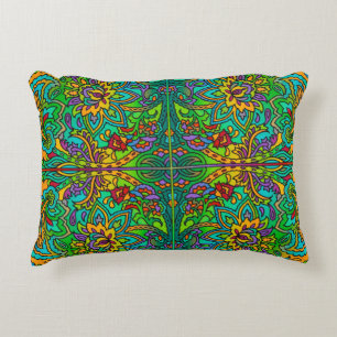 Oriental Watercolor Pattern V + your ideas Decorative Cushion