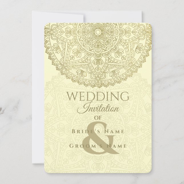 Oriental Wedding - Invitation (Front)