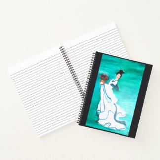 Oriental Woman Spiral Notebook