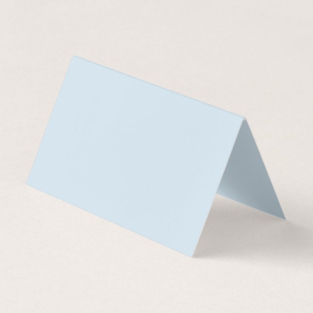 Orientation: Folded Horizontal Tent Don't be like Business Card (Front)