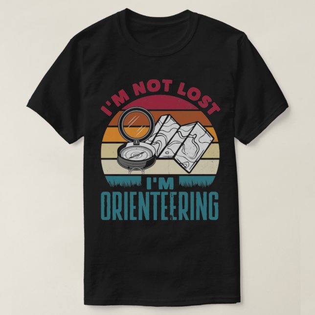 Orienteer Runner Running Orienteering T-Shirt (Design Front)