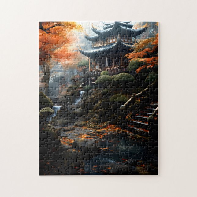 Oriential Temple Puzzle (Vertical)