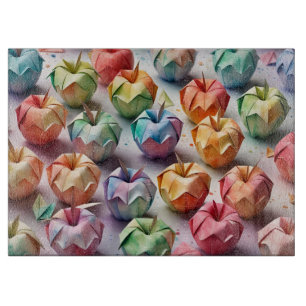 Origami Apples Cutting Board