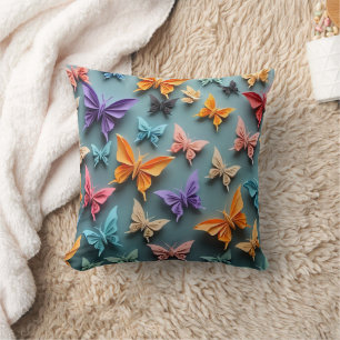 Origami Butterfly Pattern Cushion