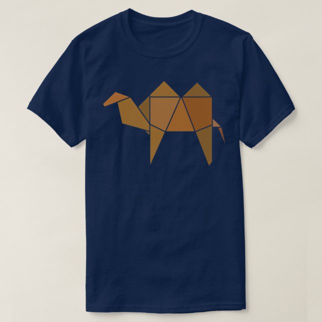 Origami Camel T-Shirt (Design Front)