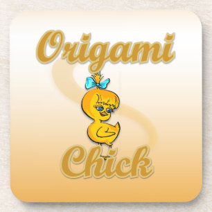 Origami Chick Coaster