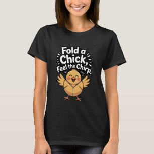 Origami Chick Folding Art for Kids and Animal Fans T-Shirt