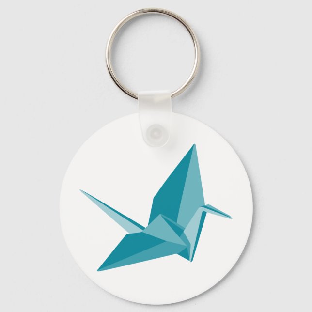 Origami Crane Key Ring (Front)
