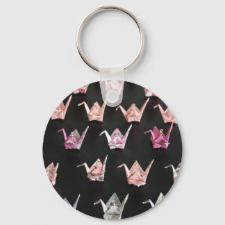 Origami Crane Ornaments Key Ring
