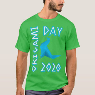 Origami Day 2020 Blue Seal T-Shirt