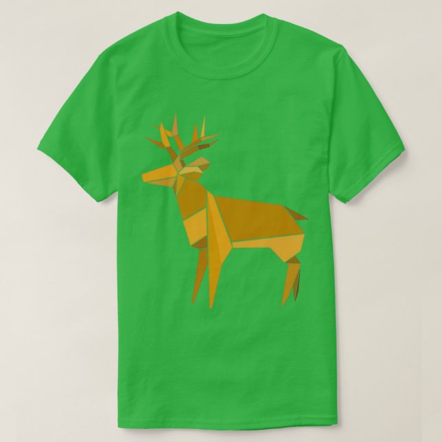 Origami Deer 1 T-Shirt (Design Front)