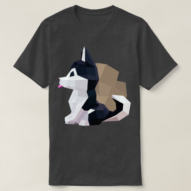 Origami Dog T-Shirt (Design Front)