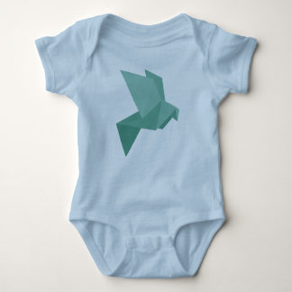 Origami Dove Baby Bodysuit
