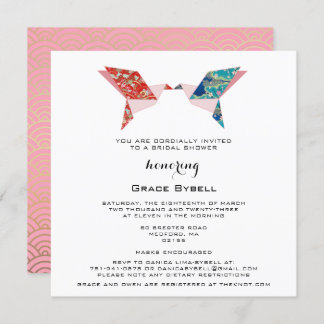 Origami Doves | Bridal Shower Invitation