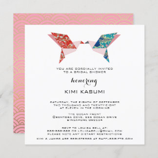 Origami Doves | Bridal Shower Invitation