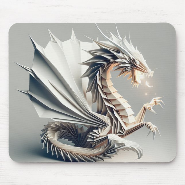 Origami Dragon  Mouse Pad (Front)