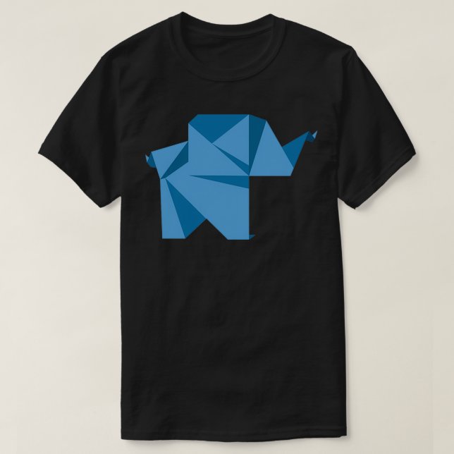 Origami Elephant Kid Funny Gift Idea 5 T-Shirt (Design Front)