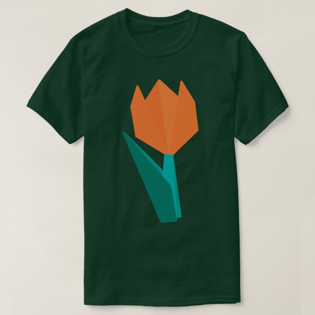 Origami Flower T-Shirt (Design Front)
