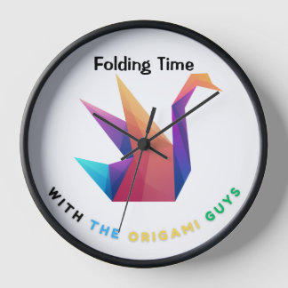 Origami 'Folding Time' Clock