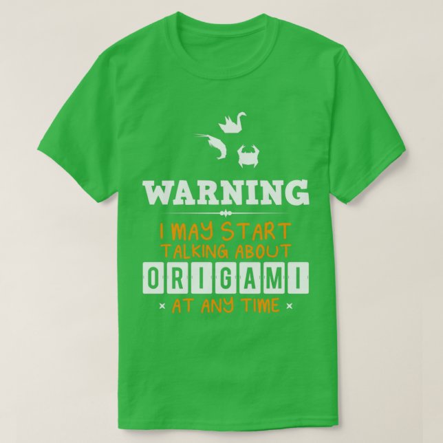 Origami Funny Design For Gift 5 T-Shirt (Design Front)