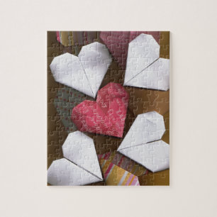 Origami Hearts Jigsaw Puzzle