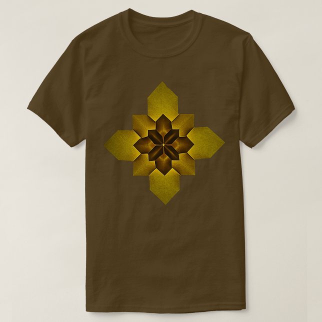 Origami hydrangea backlight T-Shirt (Design Front)