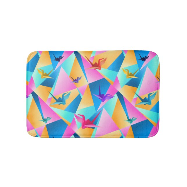 Origami Kaleidoscope Bath Mat (Front)