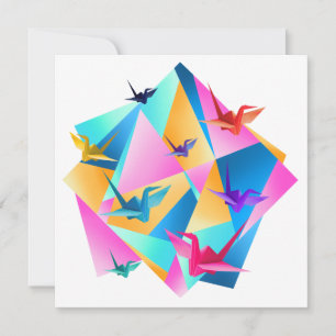 Origami Kaleidoscope Sticker