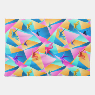 Origami Kaleidoscope Tea Towel