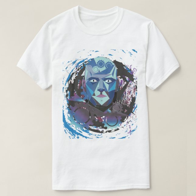 Origami Man T-Shirt (Design Front)